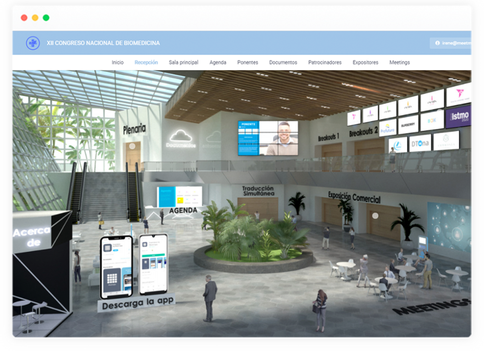 Virtual Congress Platform Meetmaps